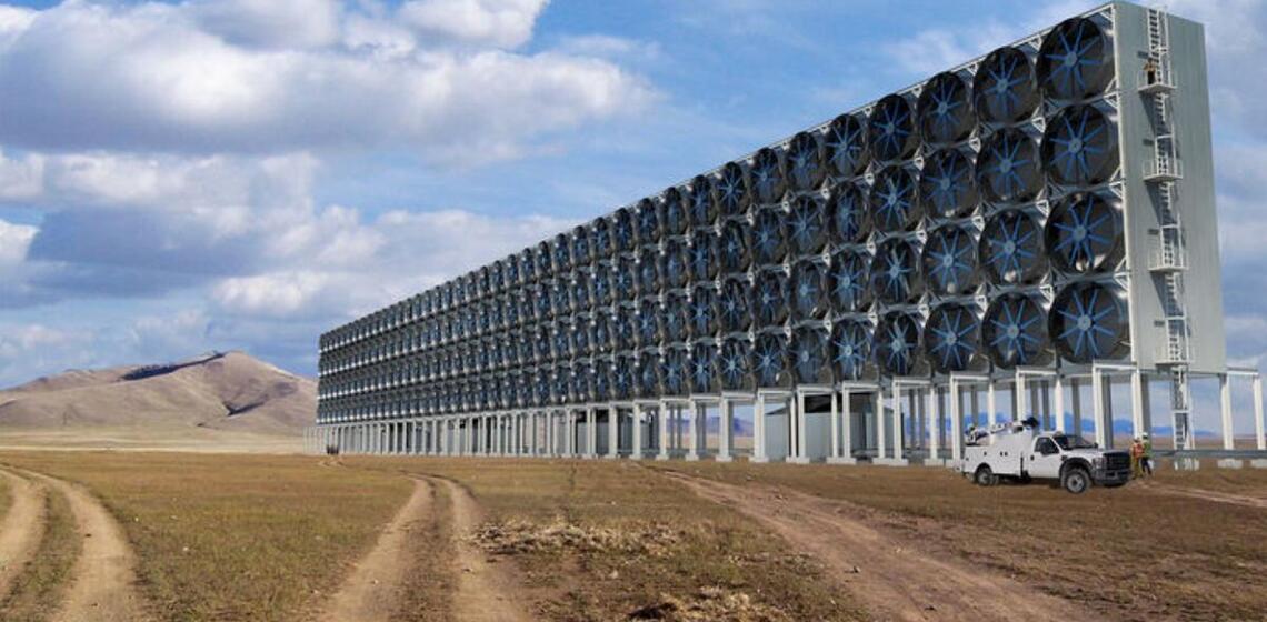 A large direct air capture machine